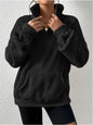 Velvet Stand Collar Sweater for Autumn and Winter